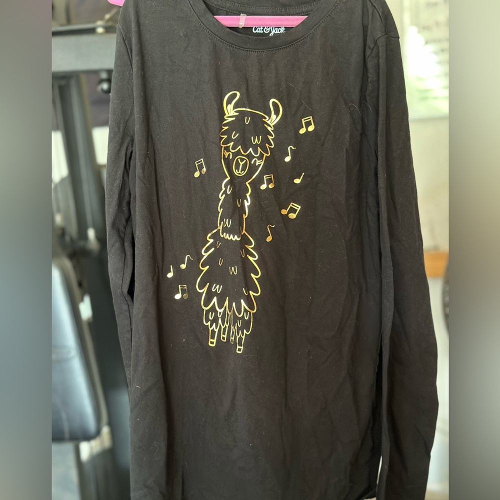 Cat and jack girls long sleeve shirt.